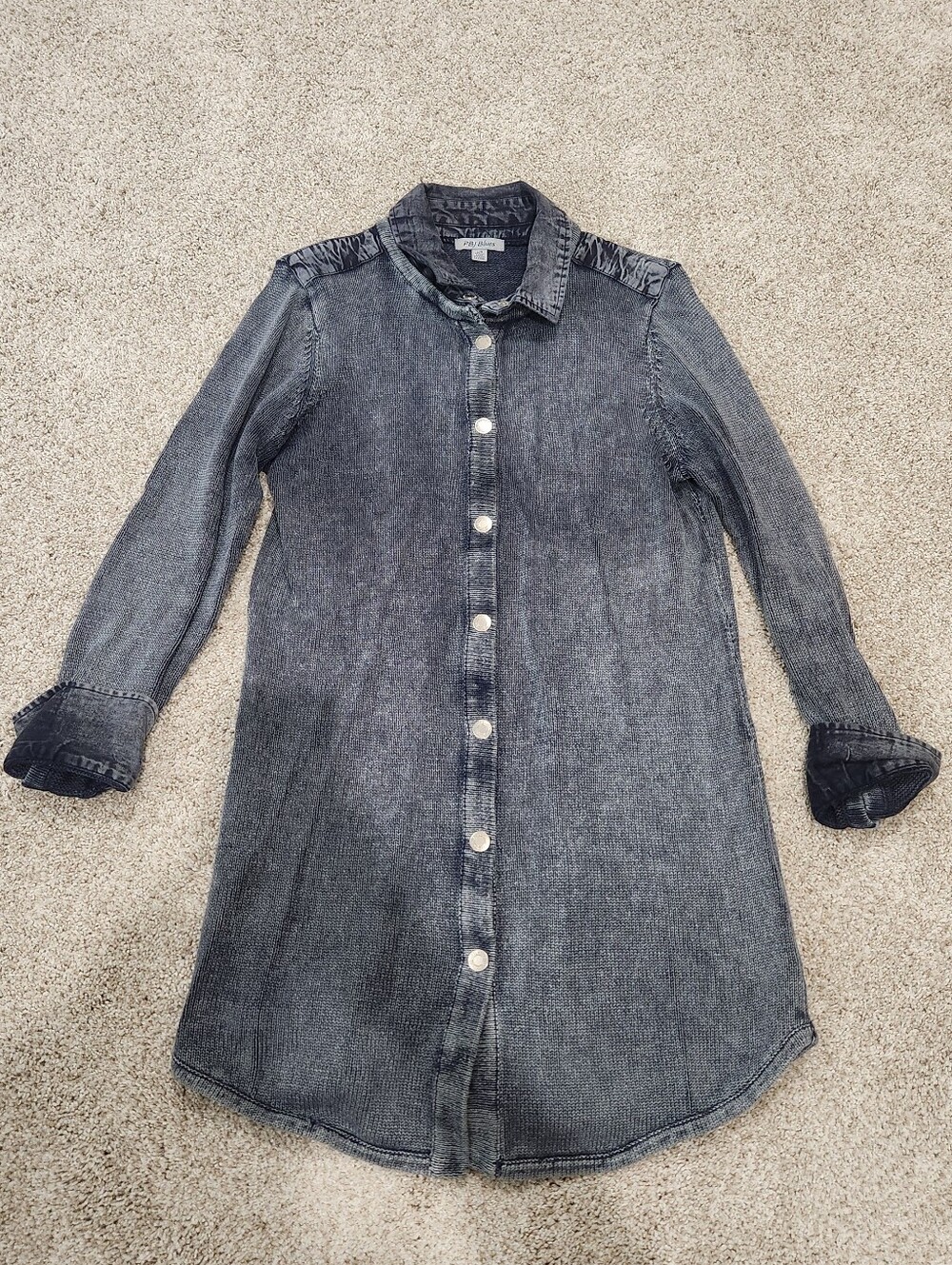PBJ Blues Denim Sweater Tunic